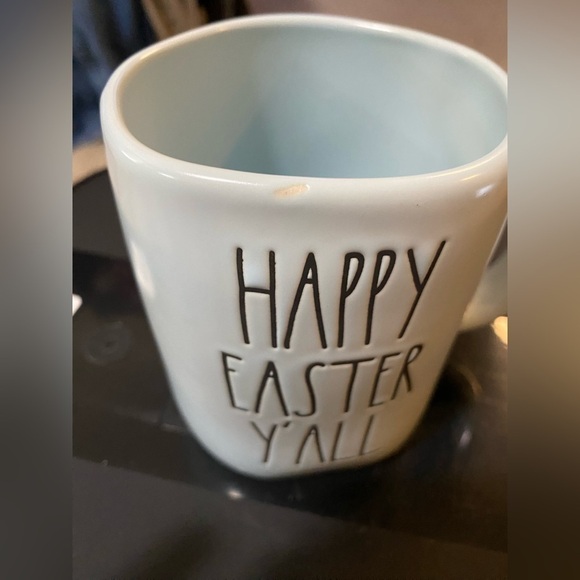 RAE Dunn Happy Easter Y’all Robin Egg Blue - Picture 2 of 5